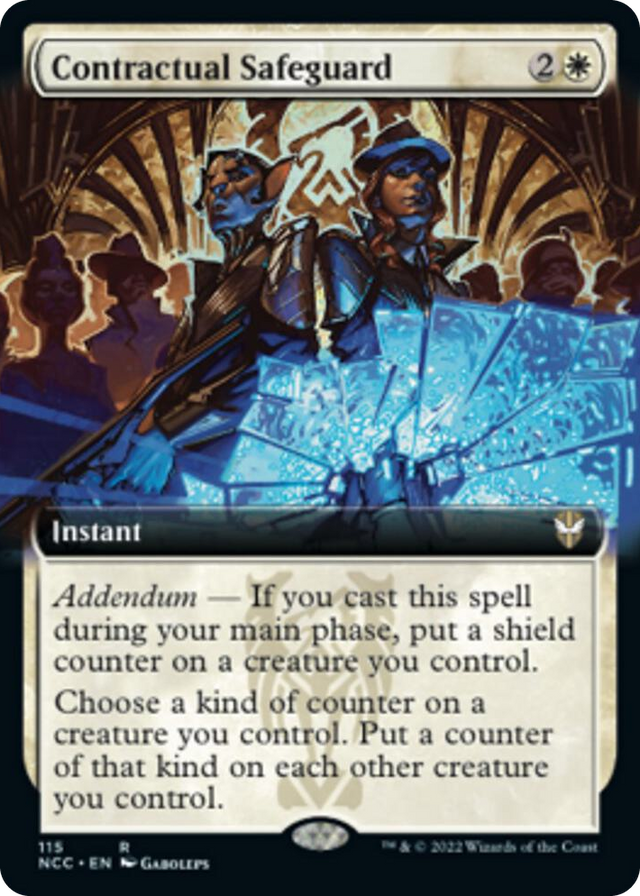 0115 Contractual Safeguard (Extended Art) R Commander: Streets of New Capenna