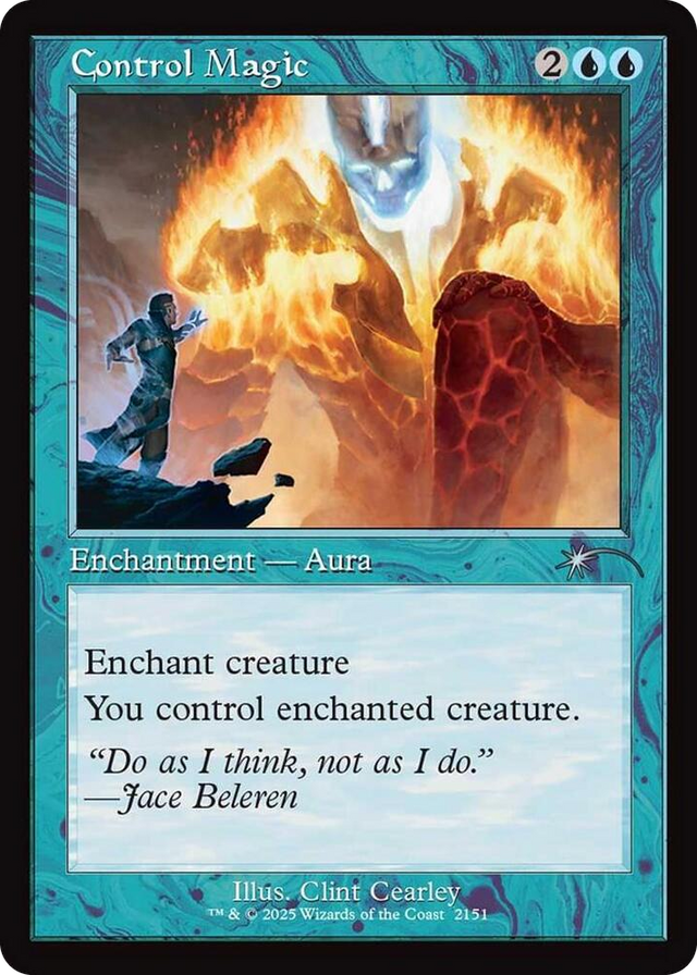 2151 Control Magic (Retro Frame) U Secret Lair Drop Series
