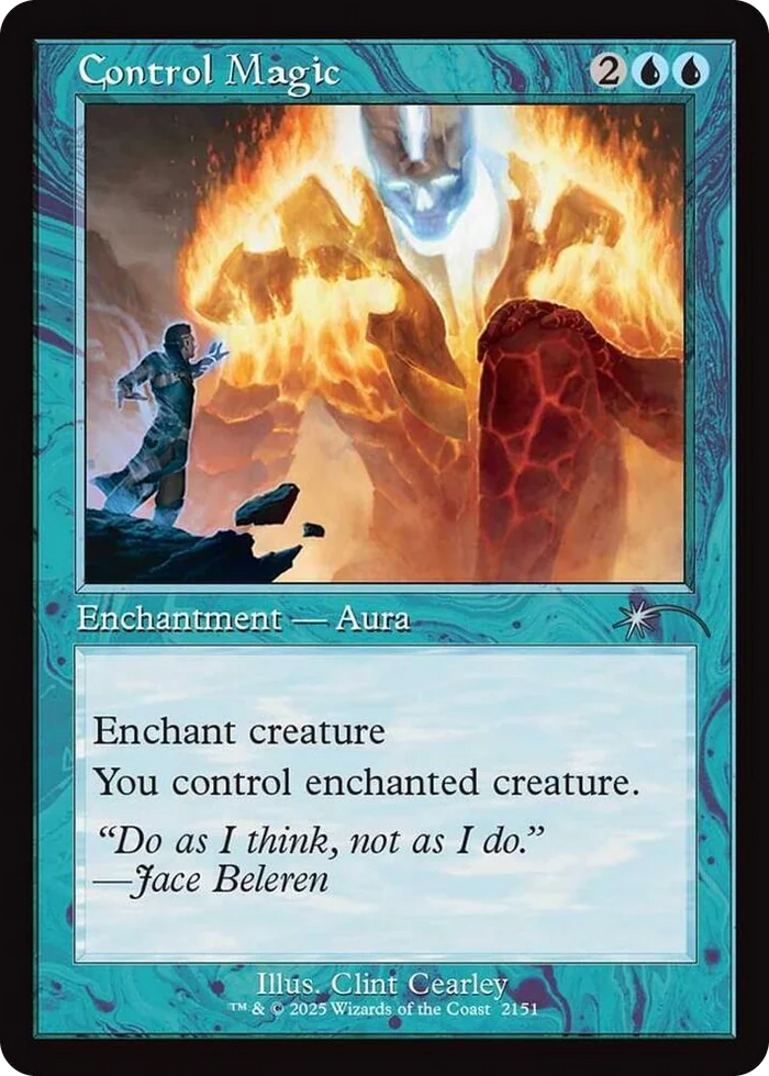 2151 Control Magic (Retro Frame) U Secret Lair Drop Series