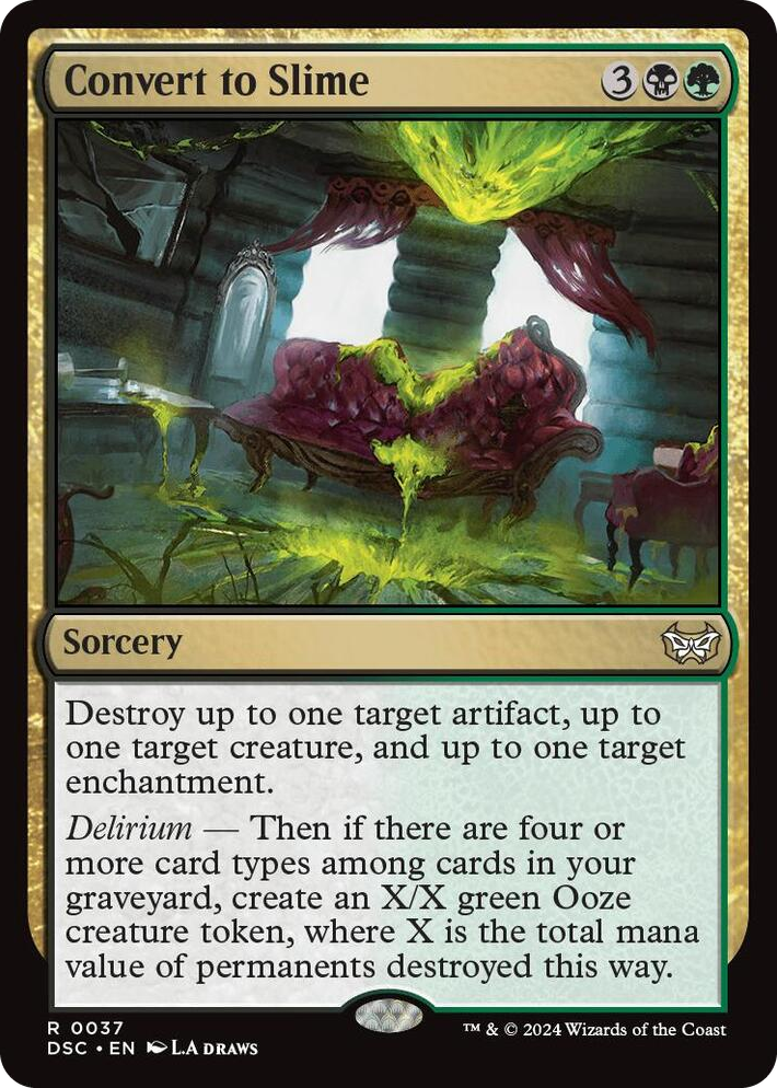 0037 Convert to Slime R Commander: Duskmourn: House of Horror