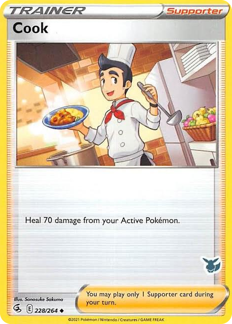 0228 Cook - 228/264 (Eevee Stamped) Promo Battle Academy 2022