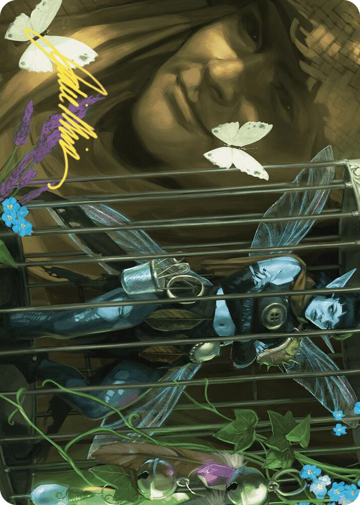 0001 Cooped Up Art Card (Gold-Stamped Signature) S Art Series: Wilds of Eldraine