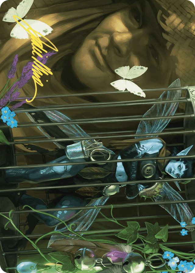 0001 Cooped Up Art Card (Gold-Stamped Signature) S Art Series: Wilds of Eldraine