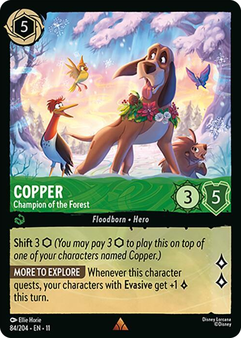 0084 Copper - Champion of the Forest Rare Winterspell
