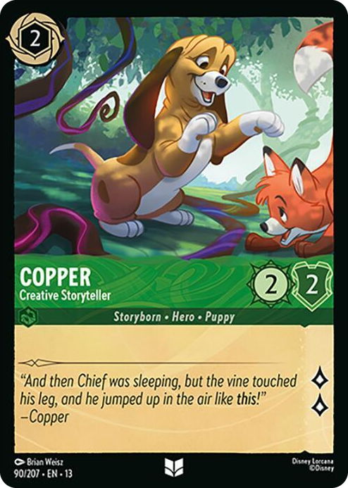 0090 Copper - Creative Storyteller Uncommon Attack of the Vine!