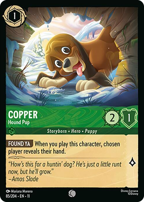 0085 Copper - Hound Pup Common Winterspell