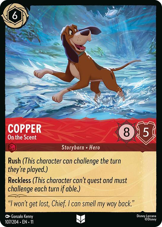 0107 Copper - On the Scent Uncommon Winterspell