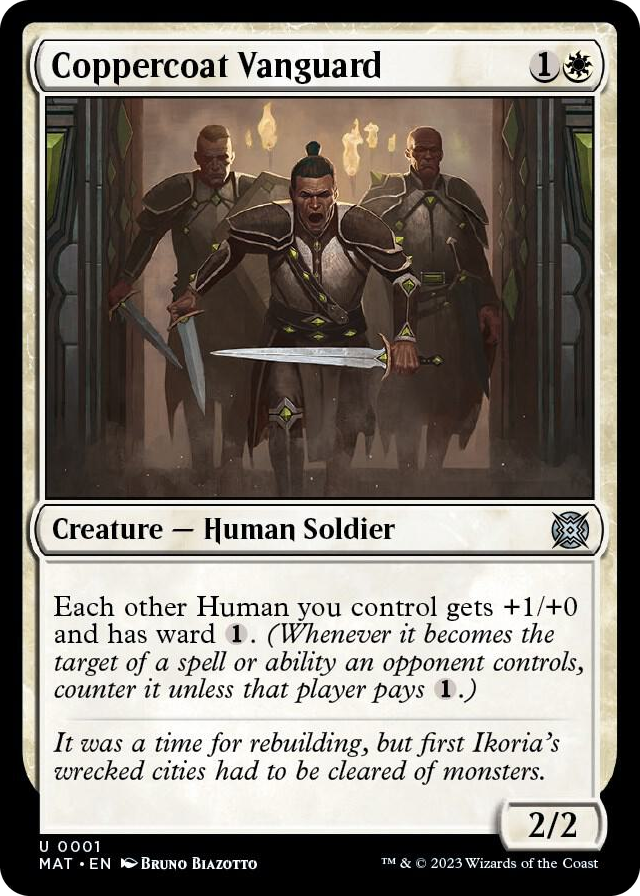 Coppercoat Vanguard #1 U - March of the Machine: The Aftermath Pokemon card