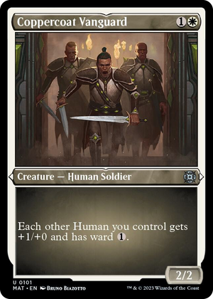0101 Coppercoat Vanguard (Foil Etched) U March of the Machine: The Aftermath