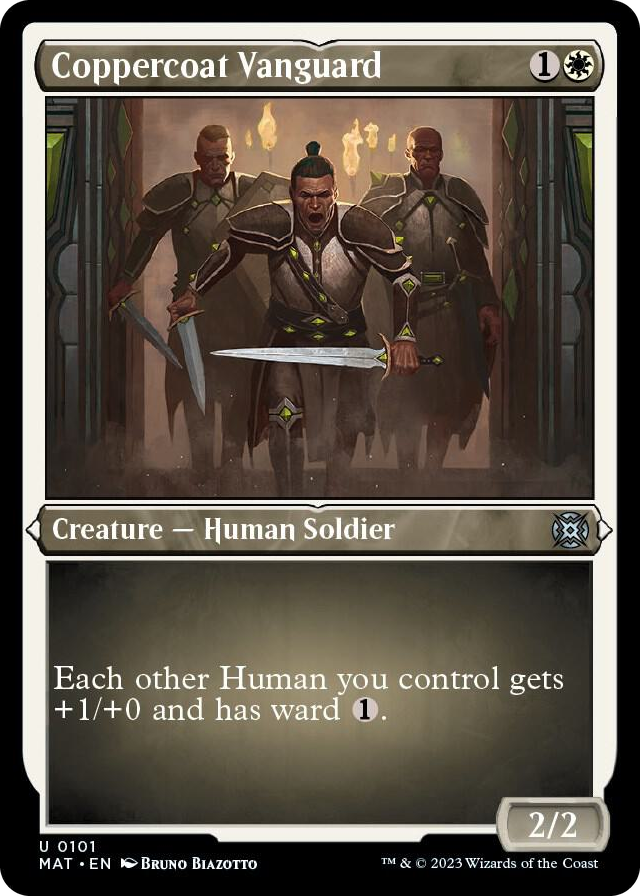 0101 Coppercoat Vanguard (Foil Etched) U March of the Machine: The Aftermath