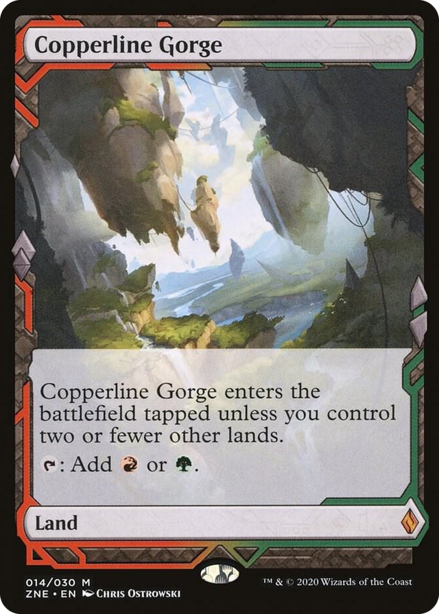 0014 Copperline Gorge M Zendikar Rising Expeditions