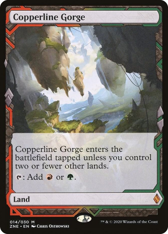 0014 Copperline Gorge M Zendikar Rising Expeditions