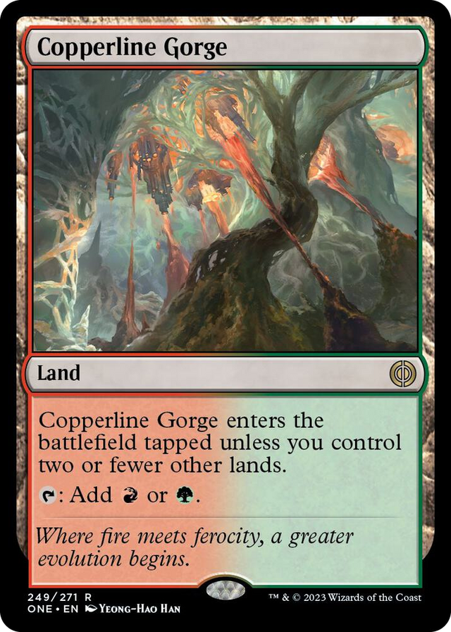 0249 Copperline Gorge R Phyrexia: All Will Be One