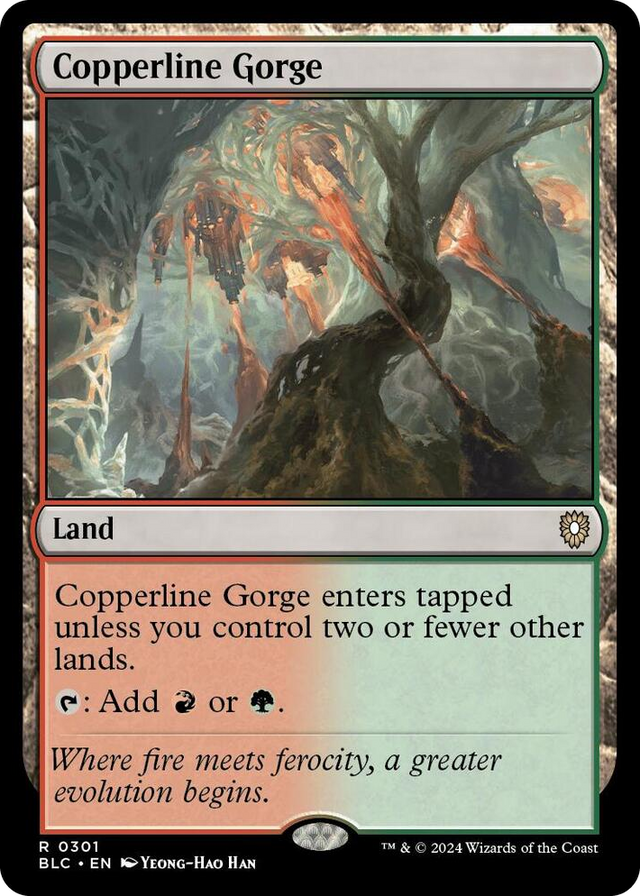 0301 Copperline Gorge R Commander: Bloomburrow