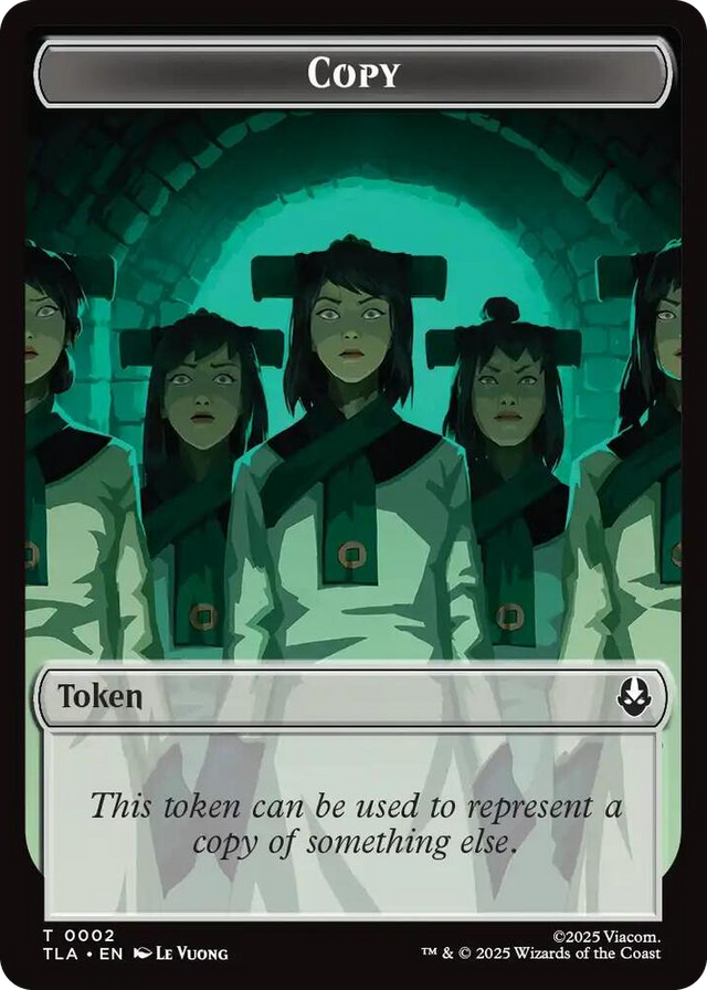 0002 Copy (0002) // Soldier (0011) Double-Sided Token T The Last Airbender