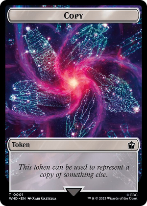 0001 Copy // Alien Double-Sided Token T Universes Beyond: Doctor Who