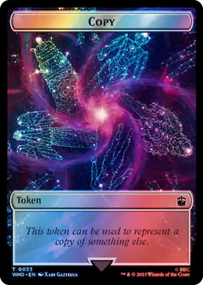 0033 Copy // Clue (0054) Double-Sided Token (Surge Foil) T Universes Beyond: Doctor Who