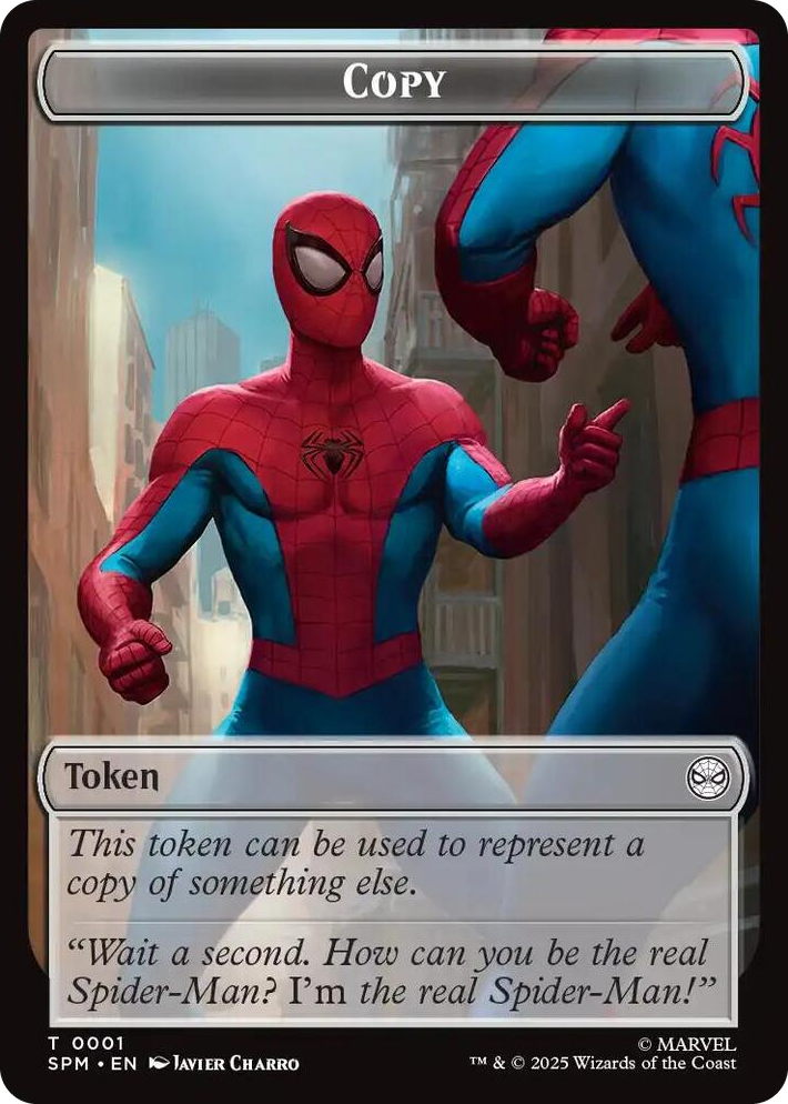 0001 Copy // Human Citizen Double-Sided Token T Marvel's Spider-Man