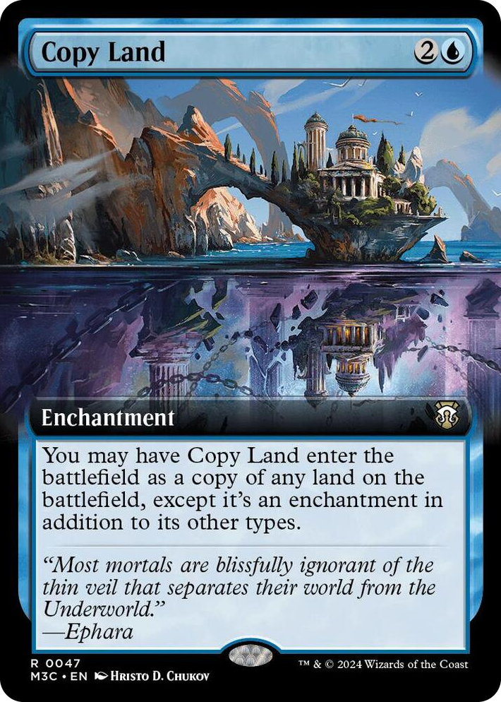 0047 Copy Land (Extended Art) R Commander: Modern Horizons 3