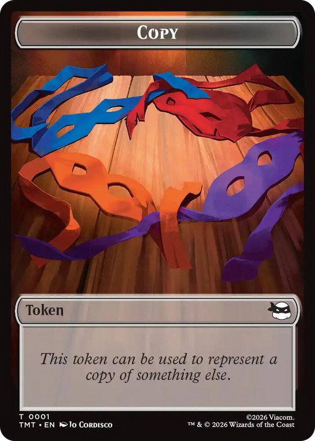 0001 Copy // Mutagen Double-Sided Token T Teenage Mutant Ninja Turtles