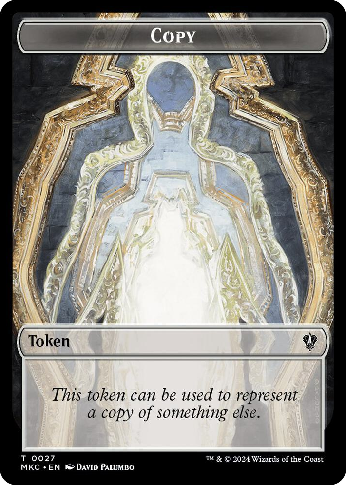 0027 Copy // Zombie Double-Sided Token T Commander: Murders at Karlov Manor