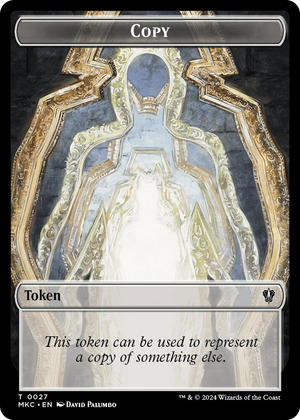 0027 Copy // Zombie Double-Sided Token T Commander: Murders at Karlov Manor