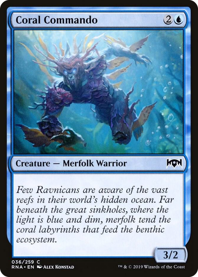 0036 Coral Commando C Ravnica Allegiance
