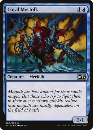0008 Coral Merfolk C Welcome Deck 2017