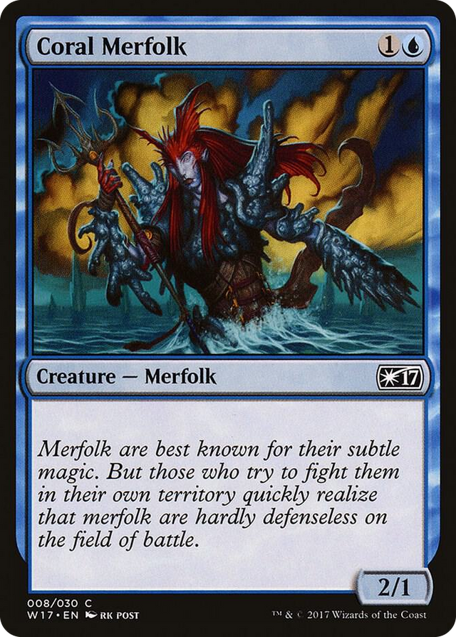 0008 Coral Merfolk C Welcome Deck 2017