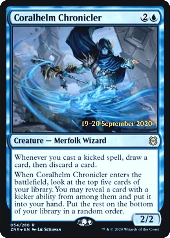 Coralhelm Chronicler #54 R - Prerelease Cards Pokemon card