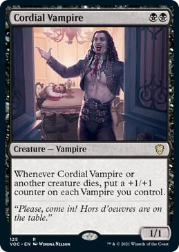 0125 Cordial Vampire R Commander: Innistrad: Crimson Vow