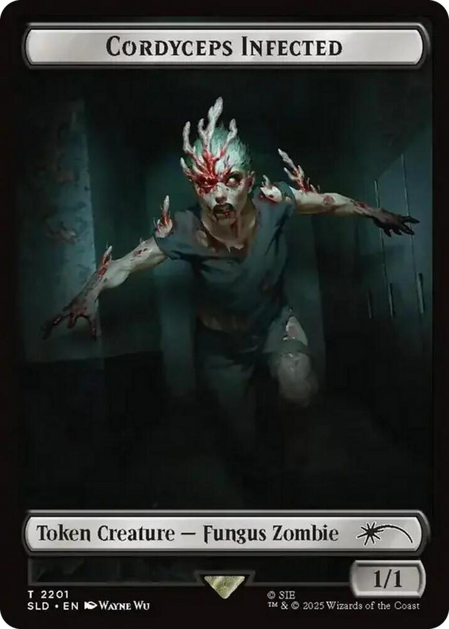 2201 Cordyceps Infected Token (2201) T Secret Lair Drop Series