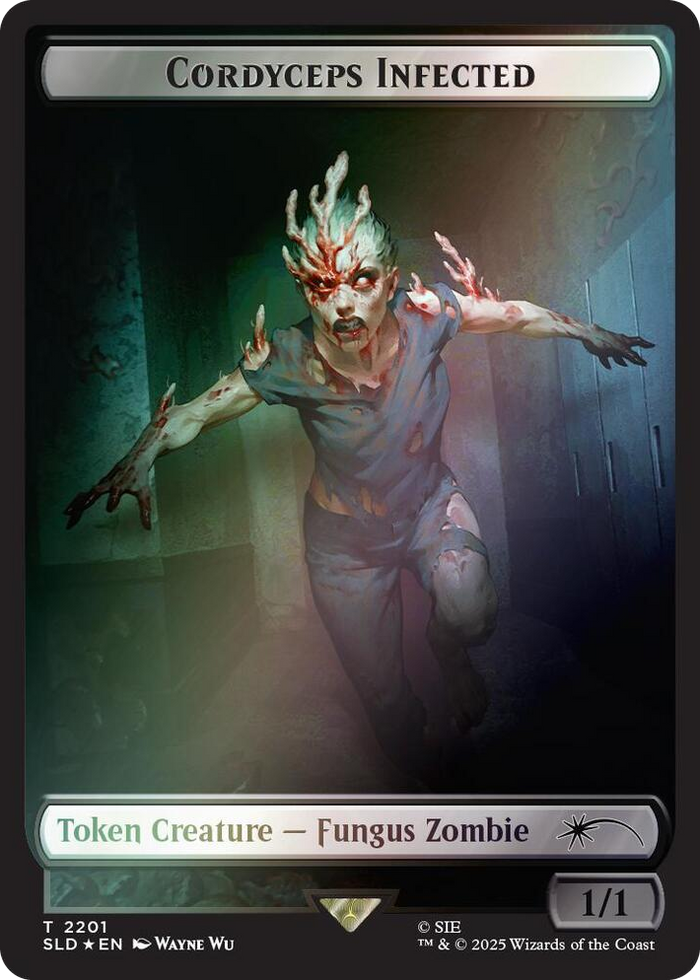 Cordyceps Infected Token (2201) (Rainbow Foil) #2201 T - Secret Lair Drop Series Pokemon card