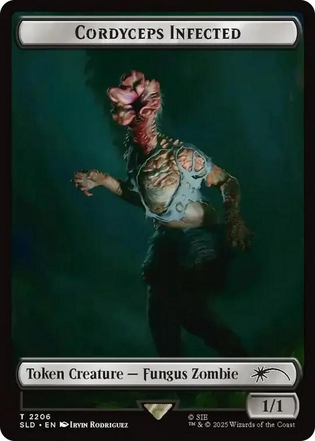 2206 Cordyceps Infected Token (2206) T Secret Lair Drop Series