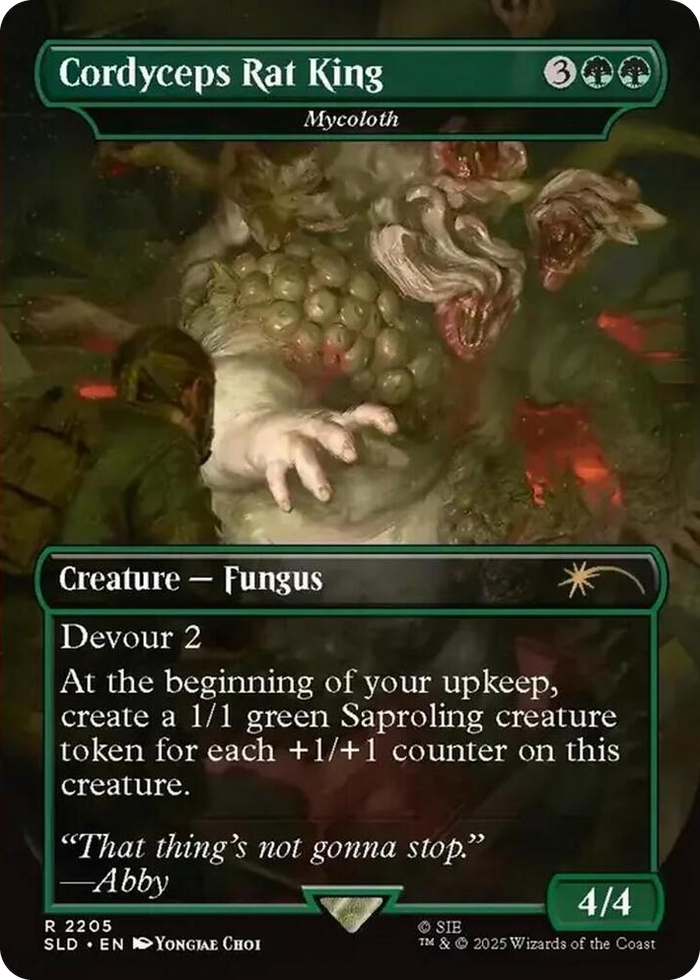 Cordyceps Rat King - Mycoloth #2205 R - Secret Lair Drop Series Pokemon card
