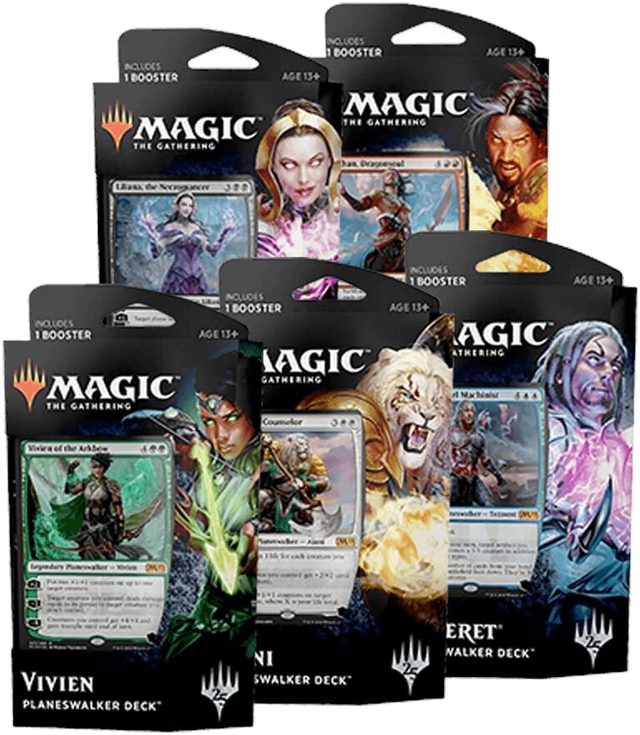 Core Set 2019 - Planeswalker Deck [Set of 5]
