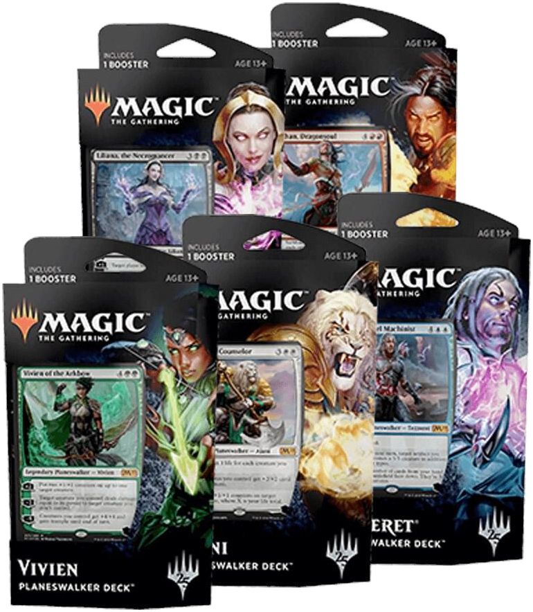 Core Set 2019 - Planeswalker Deck [Set of 5] - Core Set 2019 sealed product
