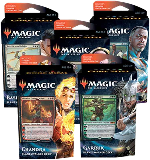 Core Set 2021 - Planeswalker Deck [Set of 5]