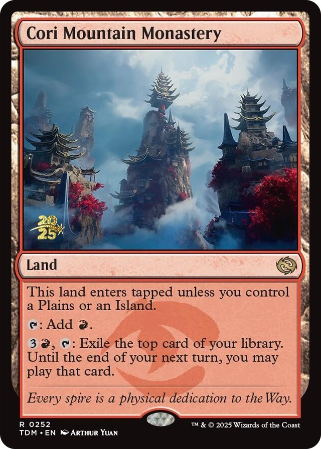 0252 Cori Mountain Monastery R Prerelease Cards