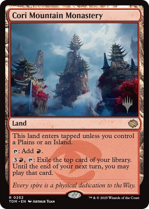 0252 Cori Mountain Monastery R Promo Pack: Tarkir: Dragonstorm