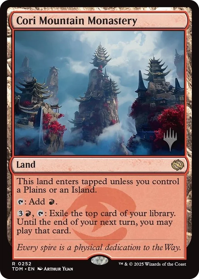 0252 Cori Mountain Monastery R Promo Pack: Tarkir: Dragonstorm
