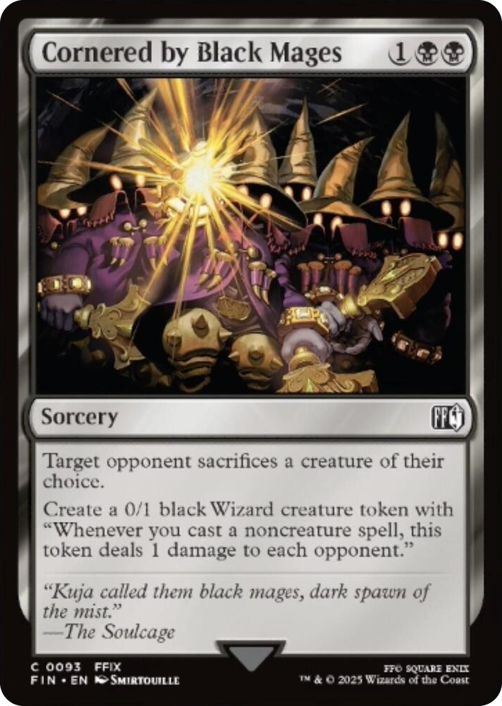 0093 Cornered by Black Mages C FINAL FANTASY