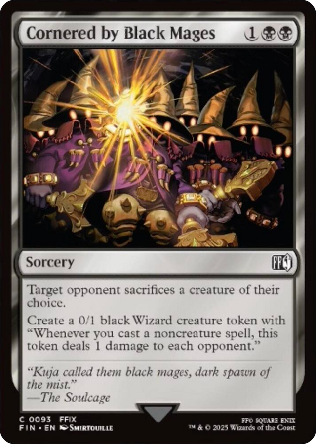 0093 Cornered by Black Mages C FINAL FANTASY