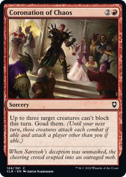 Coronation of Chaos #168 C - Commander Legends: Battle for Baldur's Gate Pokemon card