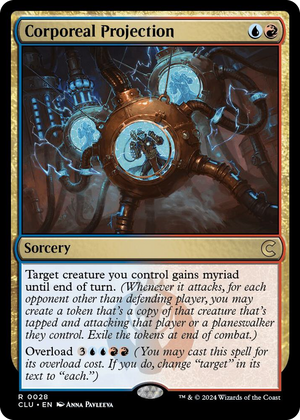 0028 Corporeal Projection R Ravnica: Clue Edition