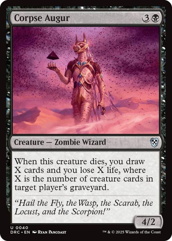 0040 Corpse Augur U Commander: Aetherdrift