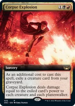 0435 Corpse Explosion (Extended Art) R Streets of New Capenna