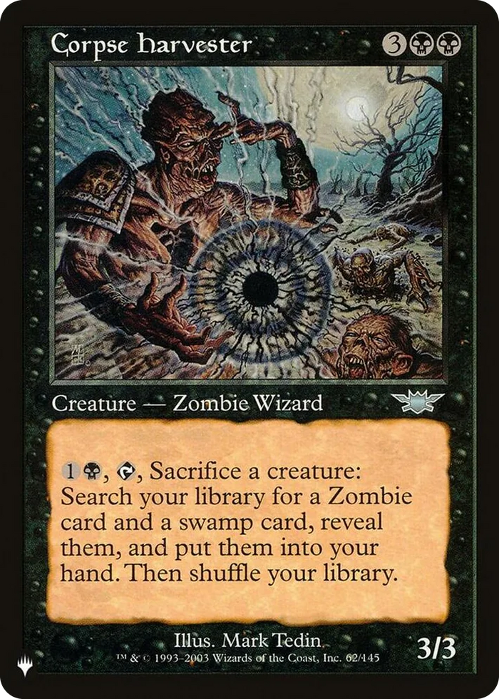 0062 Corpse Harvester U The List Reprints