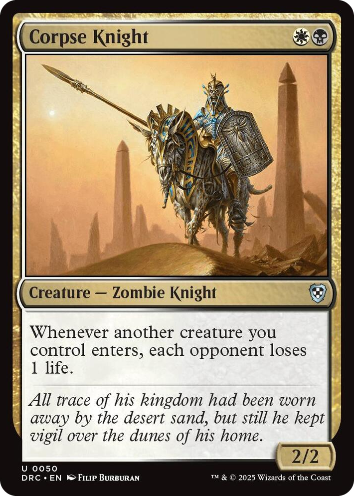 0050 Corpse Knight U Commander: Aetherdrift