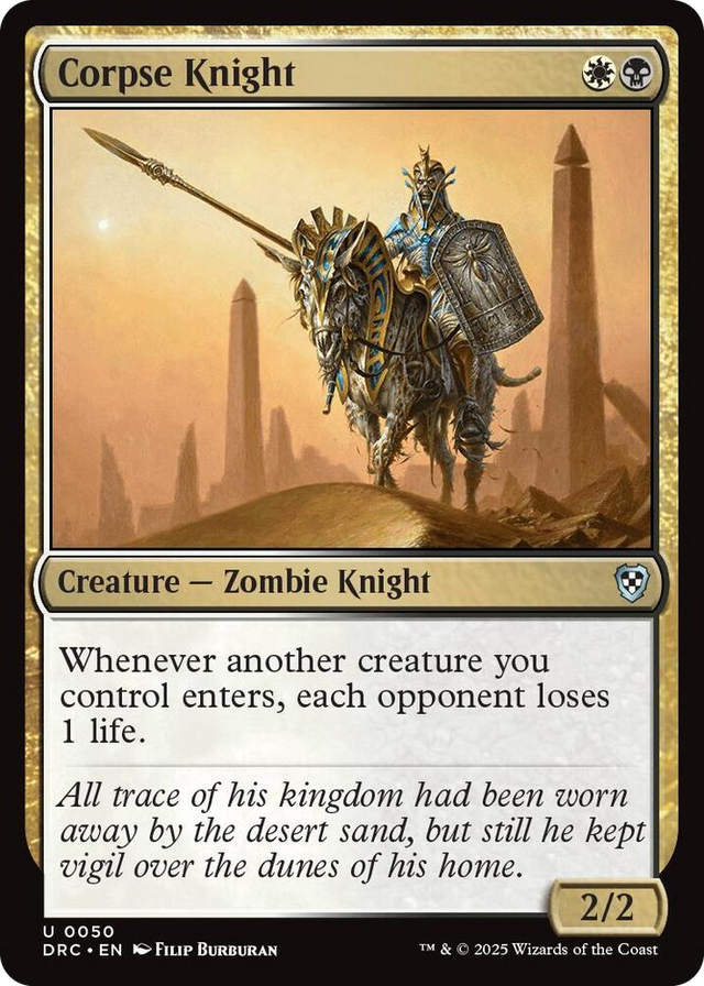 0050 Corpse Knight U Commander: Aetherdrift